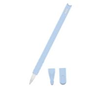Gadpiparty 3pièces Étui De Silicone pour Stylo De Couleur Bleu Ciel Complète Et Anti-roulement pour Pencil