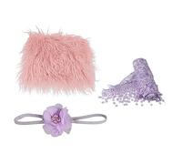 Gadpiparty 3pièces Kit De Photographie Né Couverture Douce Et Bandeau Accessoires Mignon pour Souvenirs Et Photos De