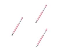 Gadpiparty 3pièces Stylet Capacitif Double Embout pour Écrans Tactiles Crayon Électronique Métal Rose pour Tablettes Et Smartphones Précision Optimale pour Dessin Et Prise De Notes