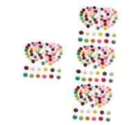 Gadpiparty 4 Ensembles Accessoires De Boucle D'oreille Pendentif Fabrication De Bijoux Duveteux Décorations Charme Flou Bijoux Pompons Colorés Pendentif Pompon Alliage 60 Pièces * 4