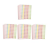 Gadpiparty 4 Ensembles Autocollants De Récompense Fleurs Colorées Pour Enseignants Stickers Cartoons Multifonctions Décoratifs Pour Garçon Fille Idéaux Pour Écoles Et Créatifs 50 Feuilles*4