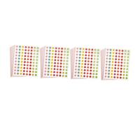 Gadpiparty 4 Ensembles Autocollants Éducatifs Fleurs Stickers Récompense Décoratifs Pour Enseignants Et Garçon Fille Gommettes Pour Scrapbooking Et Décoration 50 Feuilles*4