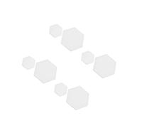 Gadpiparty 4 Ensembles Moule Silicone Hexagonal Pour Dessous De Diy Antiadhésif Durable Et Facile À Nettoyer Outil De Bricolage Pour Époxy Et Artisanat Maison 2 Pièces * 4