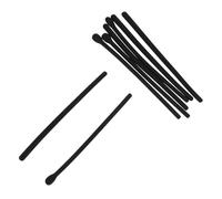 Gadpiparty 4 Paires Manchons Silicone pour Branches de Lunettes Antidérapants Coussinets Confortables Protection Polyvalente pour Branches Fines Noir Adapté Aux Usages et Sportifs