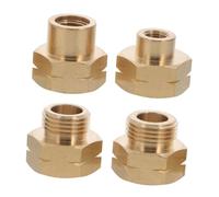 Gadpiparty 4 pièces Adaptateur de Bouteille de Gaz Propane EU Compact et Résistant à Usure Raccord Rapide pour Remplissage Convertisseur Gaz pour Camping et Chauffage Extérieur