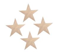 Gadpiparty 4 pièces Appliques Sculpté Étoiles Européennes Décoratives pour Meubles Portes Armoire Finition Brute à Peindre Ornements Massif Polyvalents