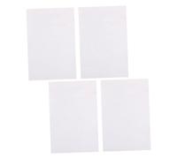 Gadpiparty 4 Pièces Bloc Notes Vierge Lot à Gratter pour Cahier Exercices pour Étudiants Papier de Brouillon Épais et Flexible