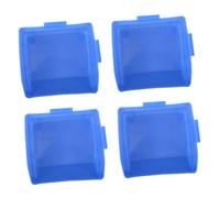 Gadpiparty 4 Pièces boîte de pièces Poubelle bacs Cubes de Stockage Organisation du Hangar système de Stockage de Garage Stockage de pièces Organisateur de Hangar Abdos Bleu