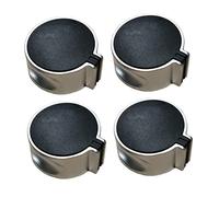 Gadpiparty 4 Pièces Bouton Allumage pour Poêle à Gaz Métal Interrupteur Marche Arrêt pour Cuisinière à Gaz Compatible avec Poêles et Brûleurs à Style