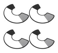 Gadpiparty 4 pièces Collerette Elizabethan Réglable Transparente pour Chiens et Chats Col Souple Léchage et Morsure Protection Post-opératoire Confortable et Légère Ajustable pour Petits