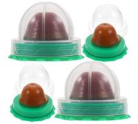 Gadpiparty 4 pièces Friandises pour Chatons Sucettes Catnip Vitaminées et Pudding Naturel Collations Saines pour Lécher Stimuler Appétit et Favoriser la Digestion des Chats