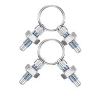 Gadpiparty 4 pièces Goupilles à Ressort avec Anneau de Traction Colonnes de Positionnement Acier Inoxydable Verrouillage sans Blocage pour Équipements Industriels et Armoires