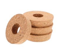 Gadpiparty 4 pièces Lot de Couvercles Creux pour Vases Hydroponiques avec Bouchon Bois Percé Lids pour Planteurs Hydroponiques Ventilés et Compacts pour Micro Paysages et Décoration