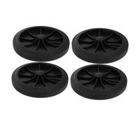 Gadpiparty 4 pièces Lot de Roues de Remplacement pour Poubelle Extérieure roulettes Silencieuses et Stables pour Chariot Poubelle Mobilité Facile pour Usage Domestique et Espaces Publics