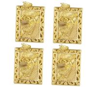Gadpiparty 4 Pièces Pendentif tigre du suspendu tigre antique breloque collier tigre accrocher un petit métier de tigre pendentif tigre en laiton pendentif tigre exquis
