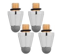 Gadpiparty 4 Pièces Pointe De Condensateur Supports De Lampe D'ordinateur Supports De Canapé-lit Mini Marqueurs pour Tableau Micro-Accessoires Pointes De Stylet Tissu Conducteur Silver