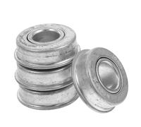 Gadpiparty 4 pièces Roulements de Roue pour Tondeuse à Gazon Palier Flasque Acier Robuste Précision pour Agricoles et Équipements de Jardin Polyvalents