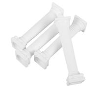 Gadpiparty 4 Pièces Support de Gâteau Pilier Romain Blanc en PP Rond pour Gâteau à Étages, Résistant et Décoratif, pour Mariage et Décoration Intérieure