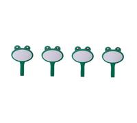 Gadpiparty 4 Pièces Tableau de Notation Effaçable pour Juges Tableau Blanc Portable Simple Face PVC pour Enchères Événements