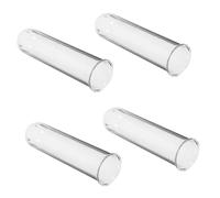 Gadpiparty 4 pièces Tube de Propagation Verre Transparent pour Hydroponie et Plantes Vase Éprouvette Format Décoration et Culture Facile des Fleurs