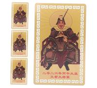 Gadpiparty 4 Pièces Year Of Horse Feng Shui Taisui Blessing Cards For Chinese Year Protection Health Wealth Peace