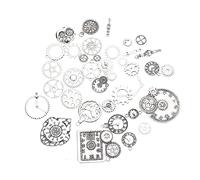 Gadpiparty 40 Pièces Charms Rétro Punk Métalliques pour Décorations Diy Pignons Décoratifs pour Artisanat