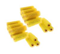 Gadpiparty 40 Pièces Lot Mousse pour Murs Extérieurs Texturés pour Peinture Uniforme Effet Décoratif pour Murs Plafonds et Bureaux Couleur Jaune