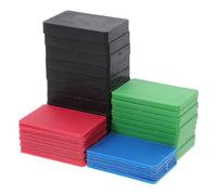 Gadpiparty 40 pièces Solid Plastic Door Frame Shims High Strength Structural Spacers for Window and Furniture Leveling Load Bearing Flat Pads Easy Installation