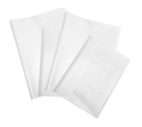 Gadpiparty 40 Pièces Transparent Housses Étanches Plastique Résistant Aux Déchirures pour Manuels Cahiers et Journaux Protection Rapide et Facile la Poussière