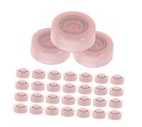 Gadpiparty 45 Roulements à Billes Miniatures Rotatifs pour Moulins à Vent Artisanaux, Tambour en Métal, Diamètre Standard, Couleur Rose, Kit 45 Pièces pour Bricolage Jardin et