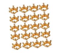Gadpiparty 4paquets Accessoires De Bijoux Couronne Alliage Doré Mini Couronnes Soi-même Par Paquet Pour Coiffes Et Créations