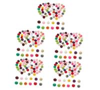 Gadpiparty 5 Ensembles Accessoires De Boucle D'oreille Pompons Duveteux Charme Flou Faux Fabrication De Boucles D'oreilles Pour L'artisanat Velu Décorations Alliage 60 Pièces * 5