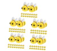 Gadpiparty 5 Ensembles Accessoires pour Cheveux en Feutre De Laine Petite Abeille Faisant des Embellissements Petites Abeilles Décoration Artisanale Petite Abeille pour Article 35 pièces * 5