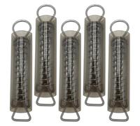 Gadpiparty 5 Ensembles Ressorts Acier Inoxydable avec Manchons pour Bâche de Piscine Ressorts Élastiques Durables pour Couverture de Piscine Enterrée Remplacement Pratique et Résistant