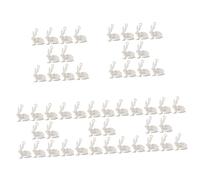 Gadpiparty 5 Ensembles Stainless Steel Rabbit Charms Diy Pendants For Jewelry Crafting Durable Lovely Accessories For Necklace Bracelet Creation 10 Pièces * 5