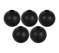 Gadpiparty 5 Pièces Accessoires de Gym Butée de Balle Nylon Noir pour | Installation Simple, Remplacement Rapide, Compatible Gym Cable, pour Home Gym