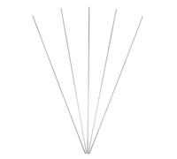 Gadpiparty 5 Pièces Aiguille à Enfiler pour Ver de Pêche, Acier Inoxydable | Montage pour Carpe et Eau Douce, Poignée Propre, Boîte Pratique, Couleur Argenté