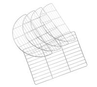 Gadpiparty 5 Pièces Grilling Rack Set Acier Inoxydable Épais avec Résistant Chaleur pour Barbecue Coréen Rôtissage Cuisson et Refroidissement Plein Air