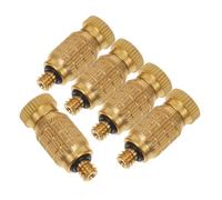 Gadpiparty 5 pièces Kit de Buses Brumisation Cuivre Haute Pression avec Filetage Interne pour Système Brumisateur Jardin Pulvérisateur Atomiseur pour Terrasse Piscine et Refroidissement