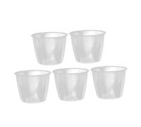 Gadpiparty 5 pièces Lot de Gobelets Doseurs Plastiques Transparents pour Cuiseur à Riz avec Graduation Précise Mesure Facilitée pour Farine Riz et Sirop Ustensile et Visible Réutilisable