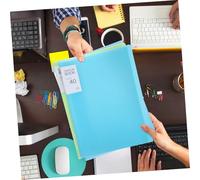 Gadpiparty 5 Pièces Portfolio Folder With Each Binder With Plastic Sleeves For Document Organization Lightweight File Organizer For Efficient Filing