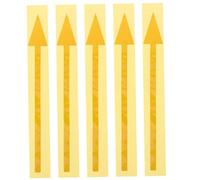 Gadpiparty 5 Pièces Stickers Fléchés Réfléchissants pour Boîte Aux Lettres Autocollants Amovibles Haute Visibilité pour Signalisation Directionnelle Extérieure Faciles à Appliquer sur Surface