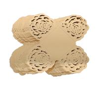 Gadpiparty 50 Caissettes à Bonbons en Papier Ajouré Bordure de Rose Couleur Or Réfléchissant pour Mariage Fête et Présentation de Chocolats