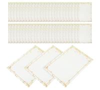 Gadpiparty 50 Feuilles Papier à Lettres Un Style Rétro Beige Vintage pour Écriture Fluide, Papier Décoratif Vierge Épais, pour Écrire des Poèmes et Lettres d'amour