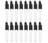 Gadpiparty 50 Pièces Mini Marqueur Permanent Noir, Clip Triangulaire | Plastique, Fixation à Accrocher, Usage Polyvalent, pour Balles de Golf, Bocaux en Verre et Réunions