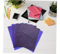 Gadpiparty 50 pièces Papier Bleu pour Transfert et Dessin Papier Calque Graphite sans Imprimante pour Artistes Copie Rapide et Traçage Multifonctionnel
