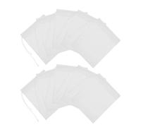 Gadpiparty 500 Pièces Thé Réutilisables avec Cordon Filtres Mousseline pour Infusion Sachets Vides pour Vrac Filtration Fine pour Épices et Laits Végétaux