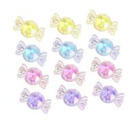 Gadpiparty 500g Accessoire Breloque Étoile Pentagramme Pour Collier Et Bracelet Diy Ronde Colorée Bonbons Env