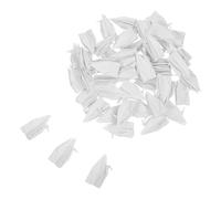 Gadpiparty 50pcs Grues en Papier Origami Préfabriquées Blanches, Décorations Portables Prêtes à L’Emploi pour Mariage, Fond Élégant et Esthétique Japonaise