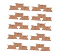 Gadpiparty 50pièces Boîtes Papier Kraft Avec Ficelles Jute Boîtes à Bonbons Pour Fête Mariage Anniversaire Halloween Échange De Festifs